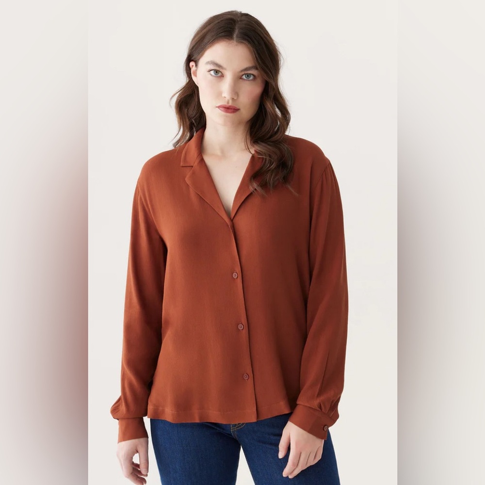 Frank and Oak Camp Collar Blouse